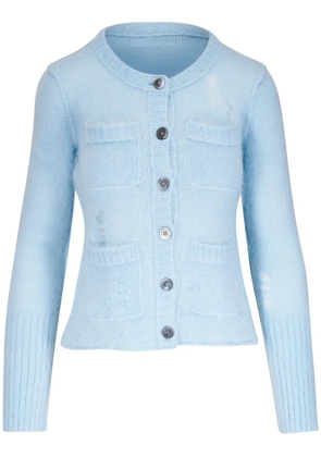 R13 long sleeve cardigan - Blue