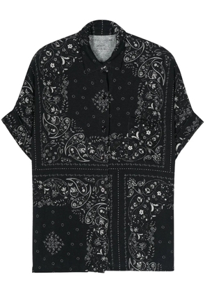 Majestic Filatures paisley-print shirt - Blue