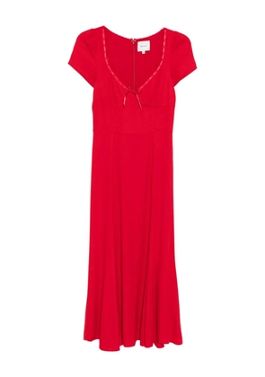 Reformation Afton dress - Red