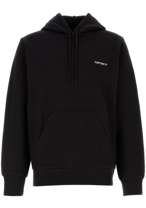 Carhartt WIP logo-embroidered hoodie - Black