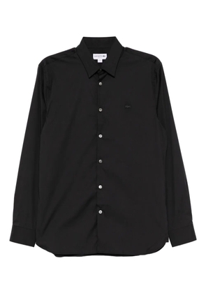 Lacoste logo-appliqué shirt - Black