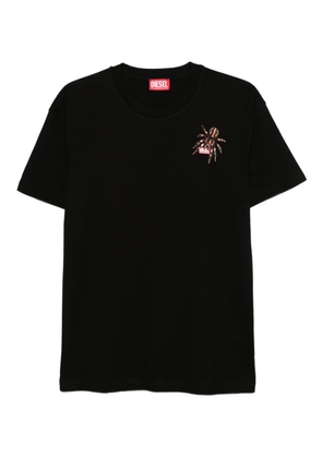Diesel spider-embellished T-shirt - Black