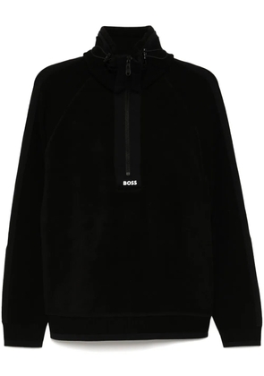 BOSS half-zip sweatshirt - Black