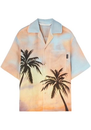Palm Angels Sunrise bowling shirt - Pink