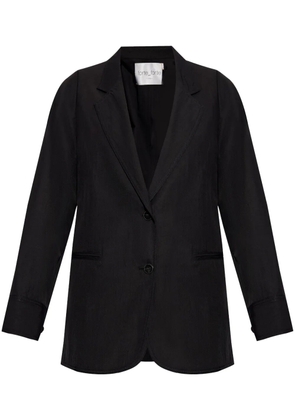 Forte Forte single-breasted twill blazer - Black