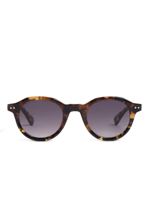Peter And May S96 Lando tortoiseshell-effect sunglasses - Brown