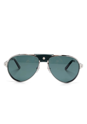Cartier Eyewear pilot-frame sunglasses - Silver