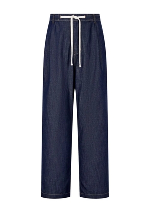 TOMBOY drawstring-waist denim trousers - Blue