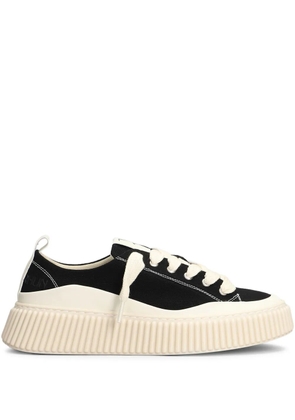 Rhun low-top canvas sneakers - Black
