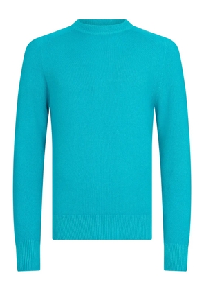 Malo crew-neck sweater - Blue