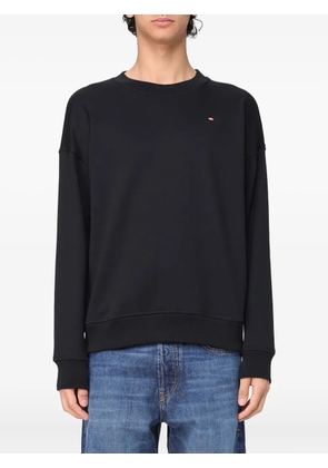 Diesel logo-embroidered sweatshirt - Black