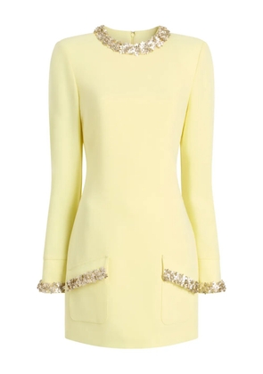 Cinq A Sept Adi embellished mini dress - Yellow