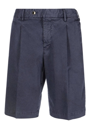 PT Torino pleat-detailed shorts - Blue