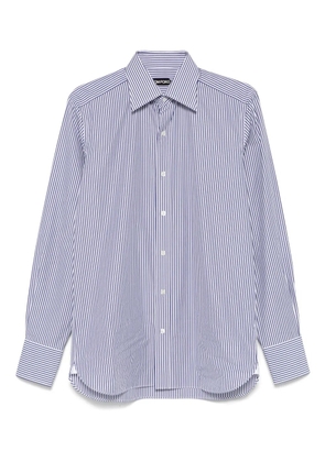 TOM FORD striped shirt - Blue