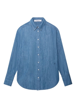 Another Tomorrow chambray shirt - Blue