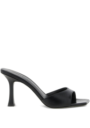 Magda Butrym 75mm square-toe flared-heel mules - Black