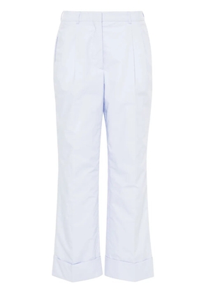 Officine Generale Willow high-waist straight trousers - Blue