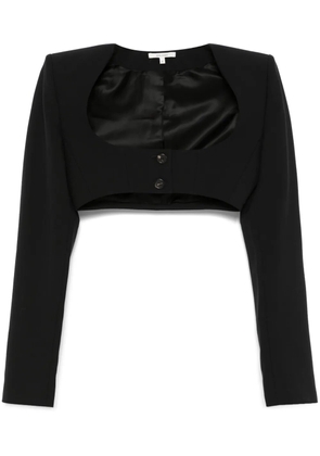 Nensi Dojaka cropped jacket - Black