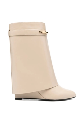 Givenchy shark pinch heel ankle boots - Neutrals