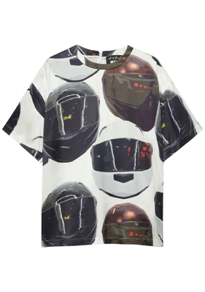 MSGM graphic-print T-shirt - White