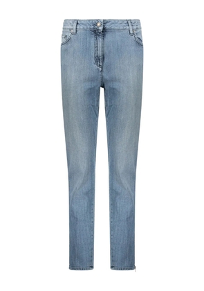 Moschino bleached-effect jeans - Blue