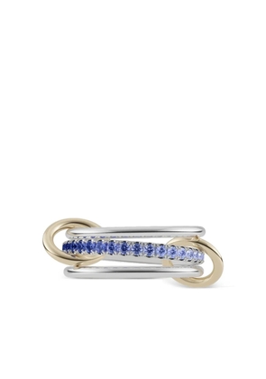 Spinelli Kilcollin 18K yellow gold Tigris sapphires ring - Silver