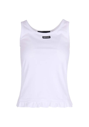 ROTATE BIRGER CHRISTENSEN ruffled tank top - White