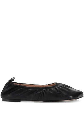 Niccolò Pasqualetti Obliqua ballet flats - Black