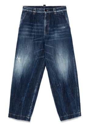 DSQUARED2 pleat-detail jeans - Blue