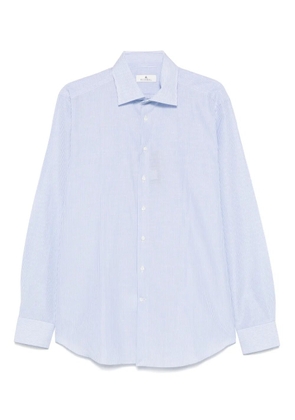 Scabal cotton-linen shirt - Blue