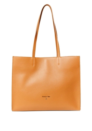 Patrizia Pepe leather tote bag - Orange
