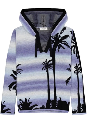 Laneus palm trees hoodie - Purple