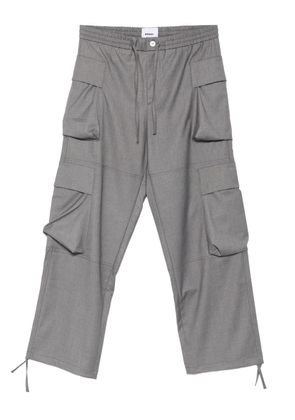 Bonsai mélange-effect cargo trousers - Grey