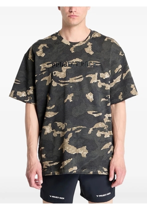 Under Armour Project Rock camo-print T-shirt - Grey