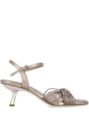 Ash 60mm knotted ankle-strap sandals - Brown