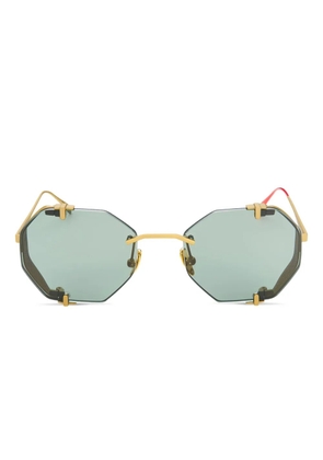 Vysen Eyewear The Sever geometric-frame sunglasses - Gold