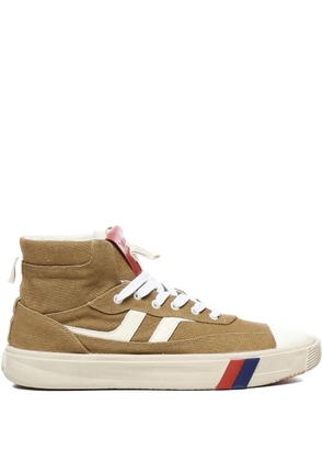 Pro-Keds Royal Orbit lace-up stripe-detail sneakers - Brown