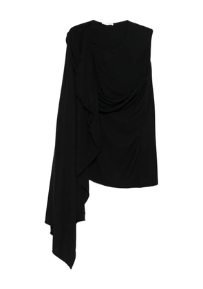 The Row Isadra draped one-shoulder top - Black