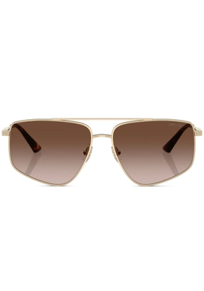 Jimmy Choo Eyewear square-frame sunglasses - Gold