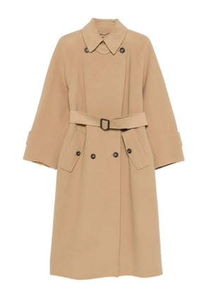 Weekend Max Mara virgin wool double-breasted coat - Neutrals