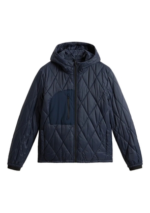 Woolrich hooded quilted jacket - Blue