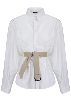Balenciaga belted shirt - White
