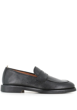 Officine Creative leather penny loafers - Black