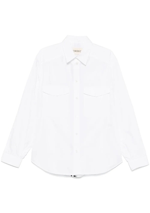 MORDECAI poplin shirt - White