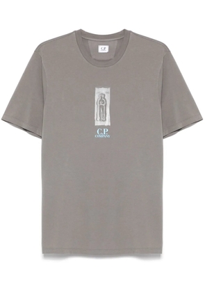 C.P. Company logo-print T-shirt - Grey