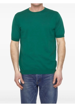 John Smedley short-sleeved cotton jumper - Green