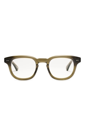 Peter And May Last Night square-frame acetate glasses - Green