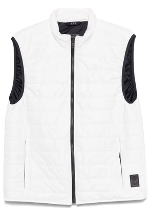 Fay quilted gilet - White