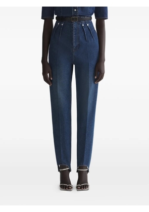Mugler pleated trousers - Blue