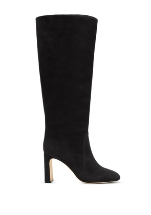 Stuart Weitzman 85MM block-heel suede boots - Black